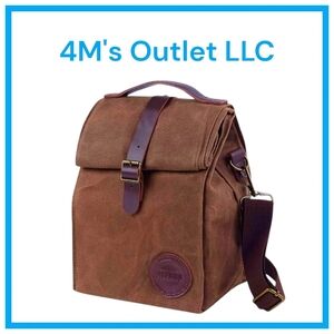 Sturdy Waxed Canvas Lunch Bag